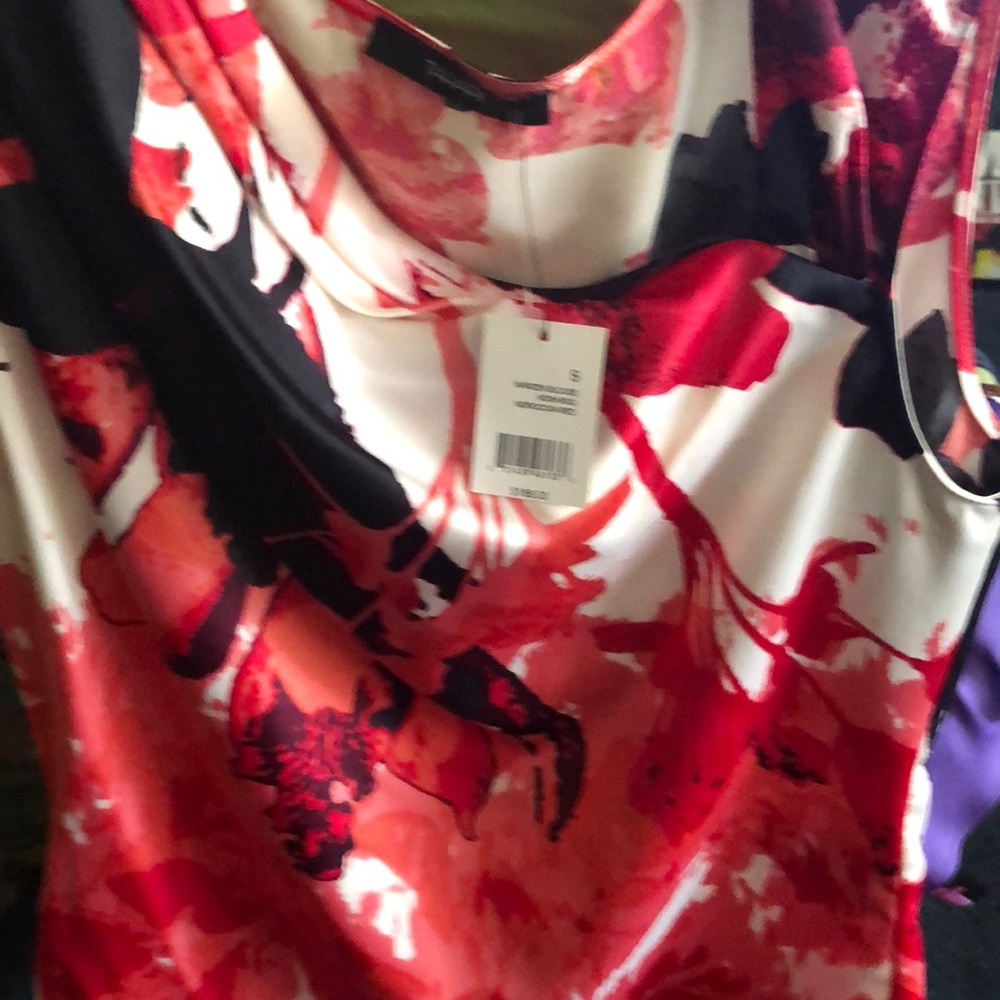 Red White & Black Top